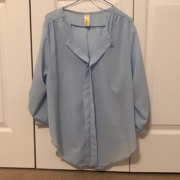 Blue Bee Stitched blouse - Picture 1 of 4